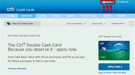 citigroup credit card|citibank double cash credit card log in.